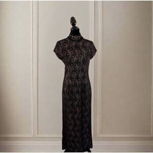 Black Lace Formal Dress